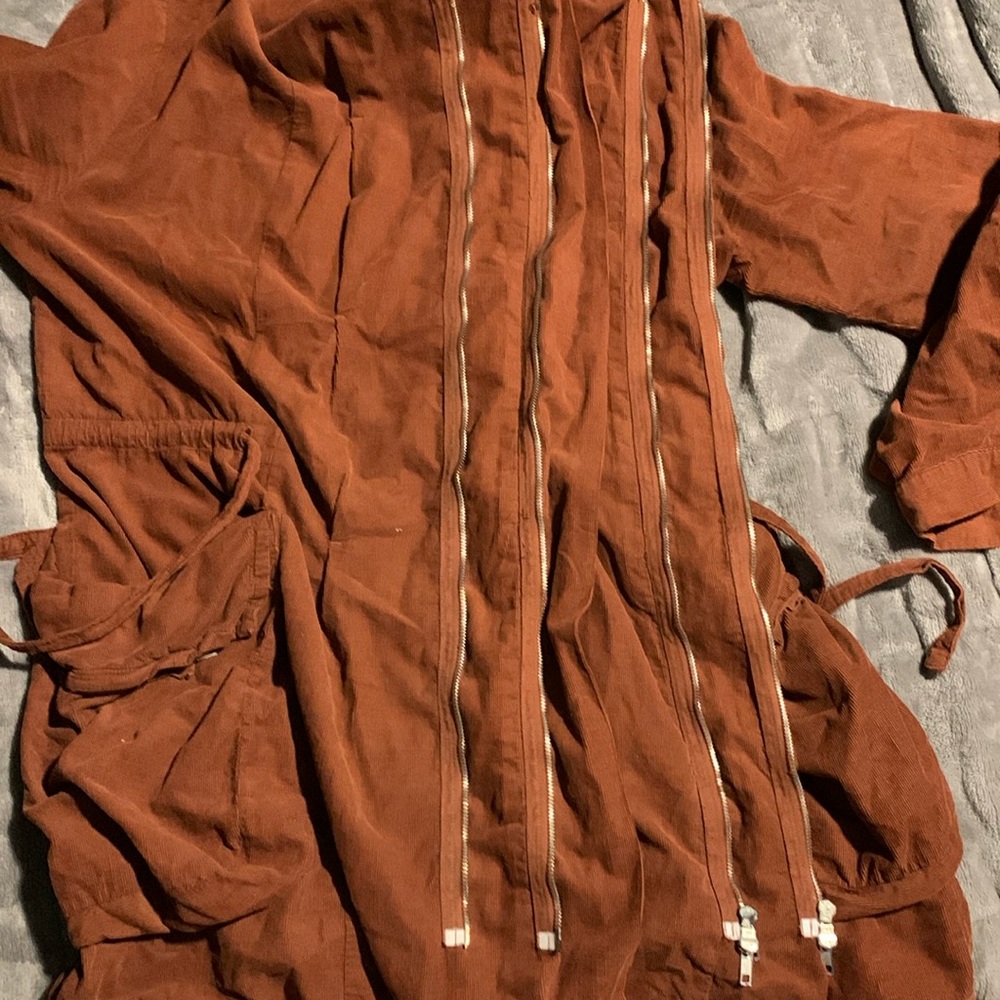 Free People Utility Jacket In Rust